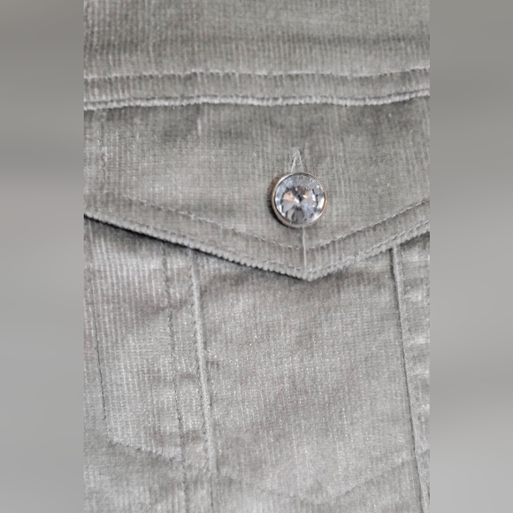 Silver Jacket with bling buttons - Picture 7 of 11